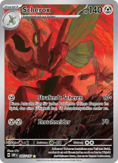 Pokémon-Karte Scherox 205/197