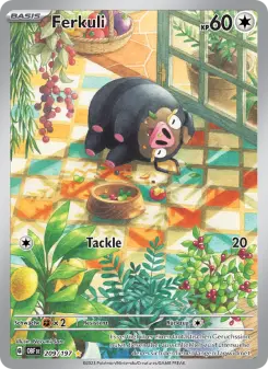 Pokémon-Karte Ferkuli 209/197