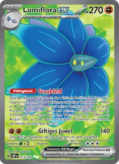 Pokémon-Karte Lumiflora-ex 213/197