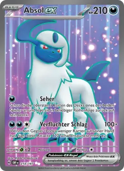 Pokémon-Karte Absol-ex 214/197
