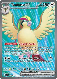 Pokémon-Karte Tauboss-ex 217/197