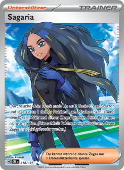 Pokémon-Karte Sagaria 218/197
