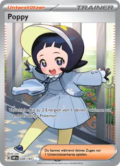 Pokémon-Karte Poppy 220/197