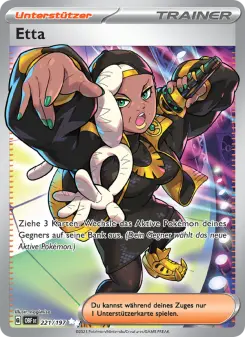 Pokémon-Karte Etta 221/197