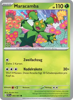 Pokémon-Karte Maracamba 003/091