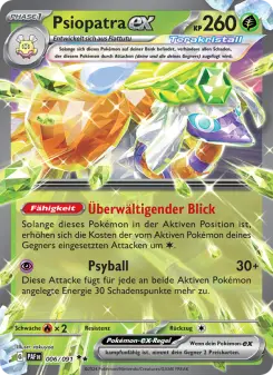 Pokémon-Karte Psiopatra-ex 006/091