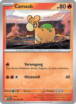 Pokémon-Karte Camaub 011/091