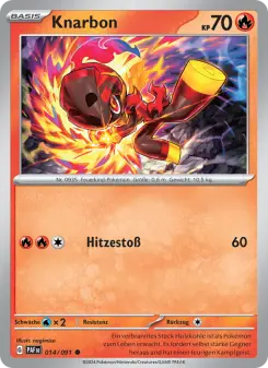 Pokémon-Karte Knarbon 014/091