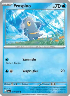 Pokémon-Karte Frospino 017/091