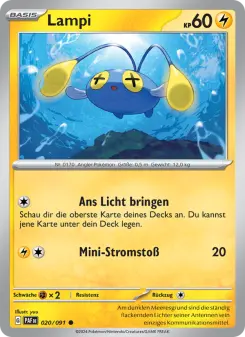 Pokémon-Karte Lampi 020/091