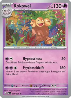 Pokémon-Karte Kokowei 024/091