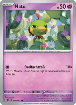 Pokémon-Karte Natu 025/091