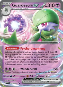 Pokémon-Karte Guardevoir-ex 029/091