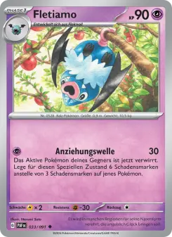 Pokémon-Karte Fletiamo 033/091