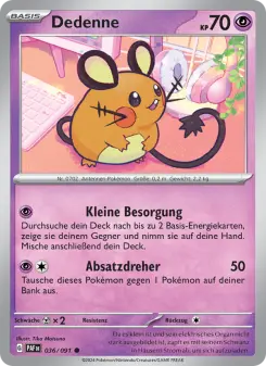 Pokémon-Karte Dedenne 036/091