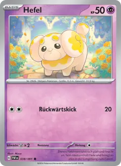 Pokémon-Karte Hefel 038/091