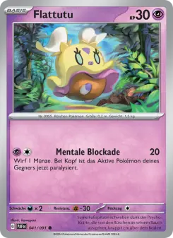 Pokémon-Karte Flattutu 041/091