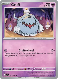 Pokémon-Karte Gruff 042/091