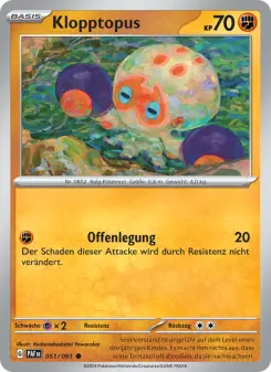 Pokémon-Karte Klopptopus 051/091