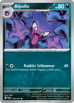 Pokémon-Karte Alpollo 056/091