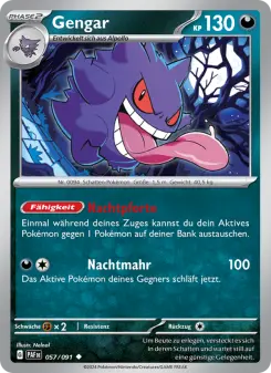 Pokémon-Karte Gengar 057/091