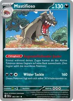 Pokémon-Karte Mastifioso 063/091