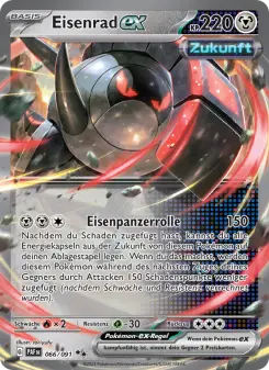 Pokémon-Karte Eisenrad-ex 066/091