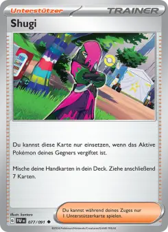 Pokémon-Karte Shugi 077/091