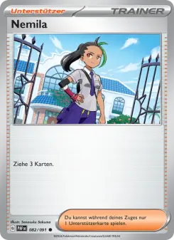 Pokémon-Karte Nemila 082/091