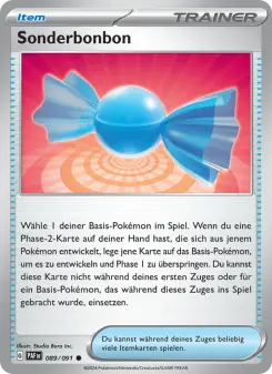 Pokémon-Karte Sonderbonbon 089/091