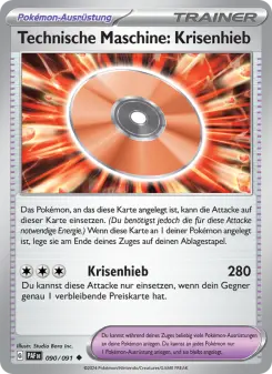 Pokémon-Karte Technische Maschine: Krisenhieb 090/091