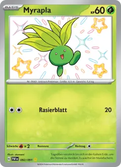Pokémon-Karte Myrapla 092/091