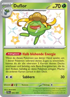 Pokémon-Karte Duflor 093/091