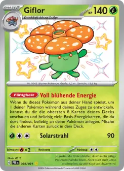 Pokémon-Karte Giflor 094/091