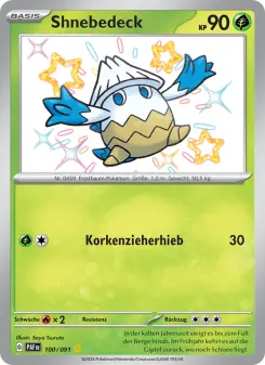 Pokémon-Karte Shnebedeck 100/091