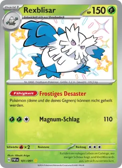Pokémon-Karte Rexblisar 101/091
