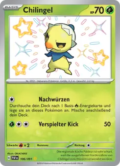 Pokémon-Karte Chilingel 106/091
