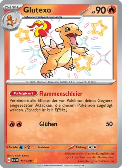 Pokémon-Karte Glutexo 110/091