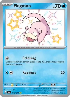 Pokémon-Karte Flegmon 116/091