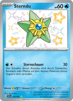 Pokémon-Karte Sterndu 118/091