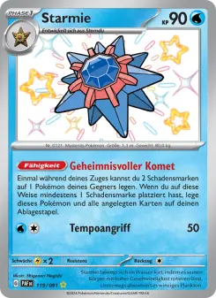 Pokémon-Karte Starmie 119/091