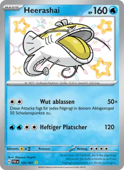 Pokémon-Karte Heerashai 126/091