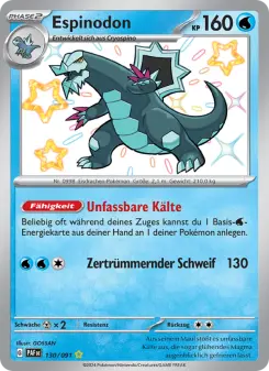 Pokémon-Karte Espinodon 130/091