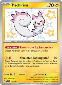 Pokémon-Karte Pachirisu 138/091