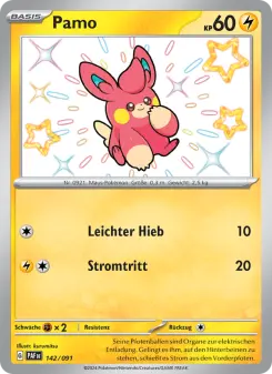 Pokémon-Karte Pamo 142/091