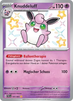 Pokémon-Karte Knuddeluff 147/091