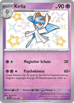 Pokémon-Karte Kirlia 154/091