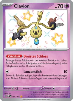 Pokémon-Karte Clavion 159/091