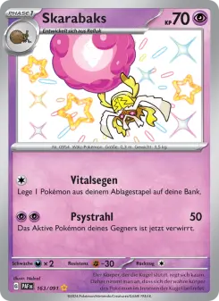 Pokémon-Karte Skarabaks 163/091