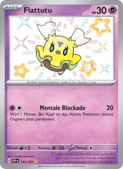 Pokémon-Karte Flattutu 164/091